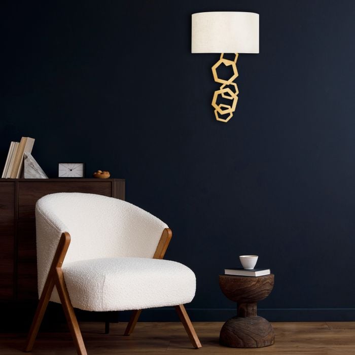 Elstead Lighting Moxie 2 Light Wall Light - Gold - Sunset Gold
