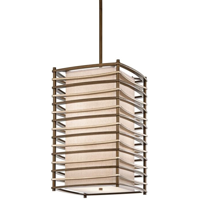 elstead lighting Moxie 4 Light Pendant - Cambridge Bronze