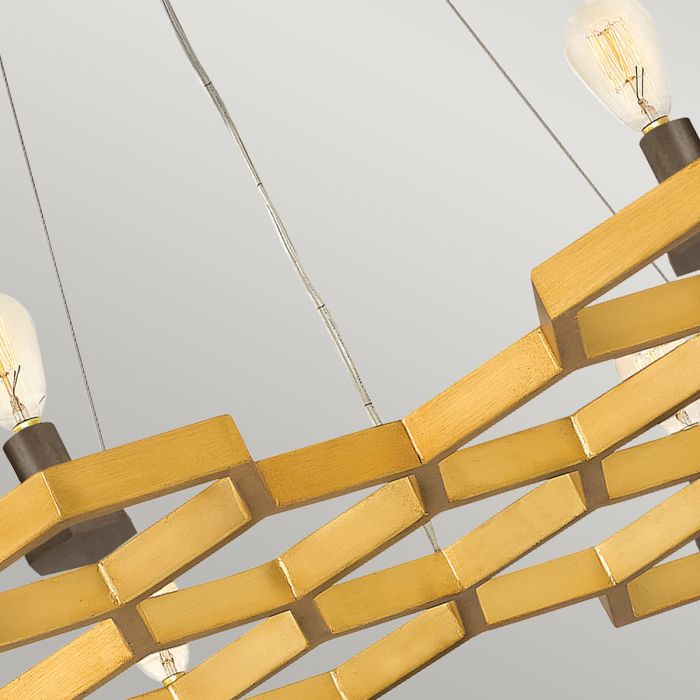 Elstead Lighting Moxie 6 Light Chandelier - Sunset Gold
