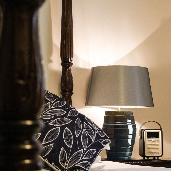 Elstead Lighting Neptune 1 Light Table Lamp - Blue Glaze