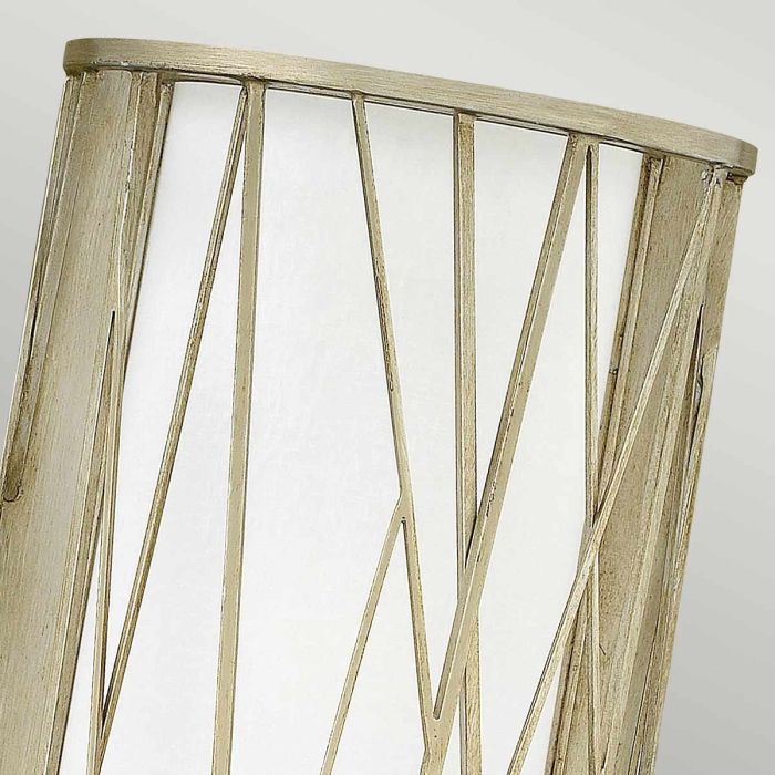 Elstead Lighting Nest 1 Light Wall Light - Silver Leaf