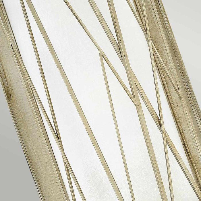 Elstead Lighting Nest 1 Light Wall Light - Silver Leaf