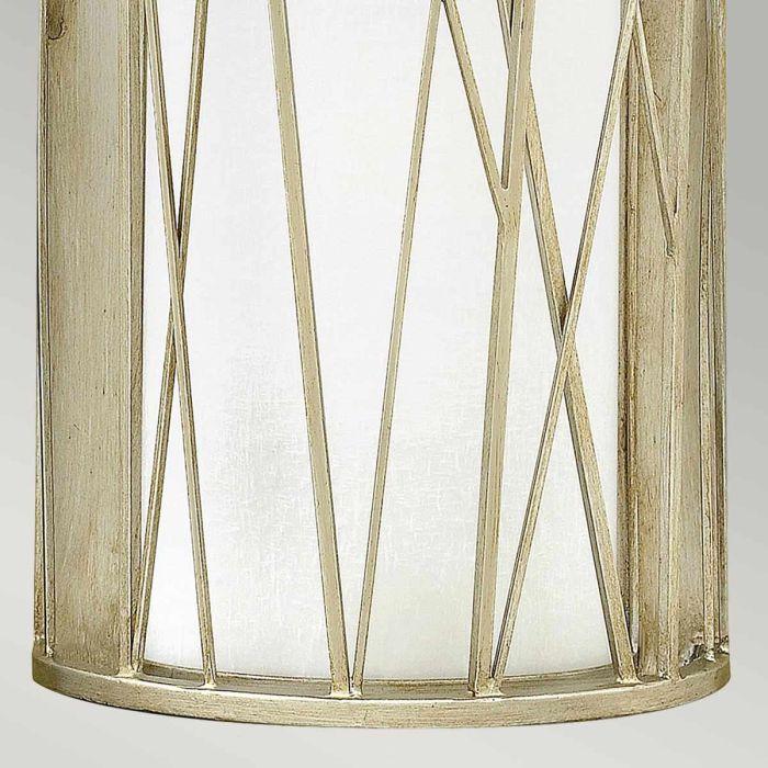 Elstead Lighting Nest 1 Light Wall Light - Silver Leaf