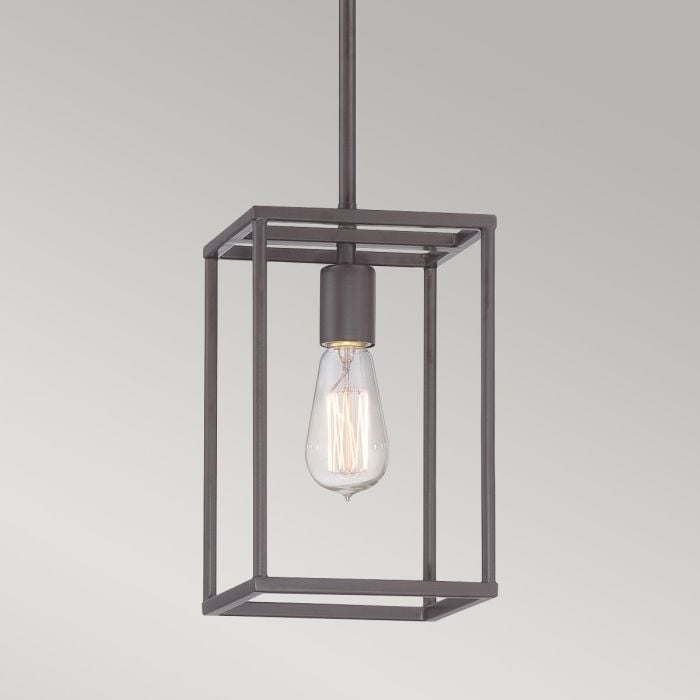 Elstead Lighting New Harbor 1 Light Mini Pendant - Western Bronze