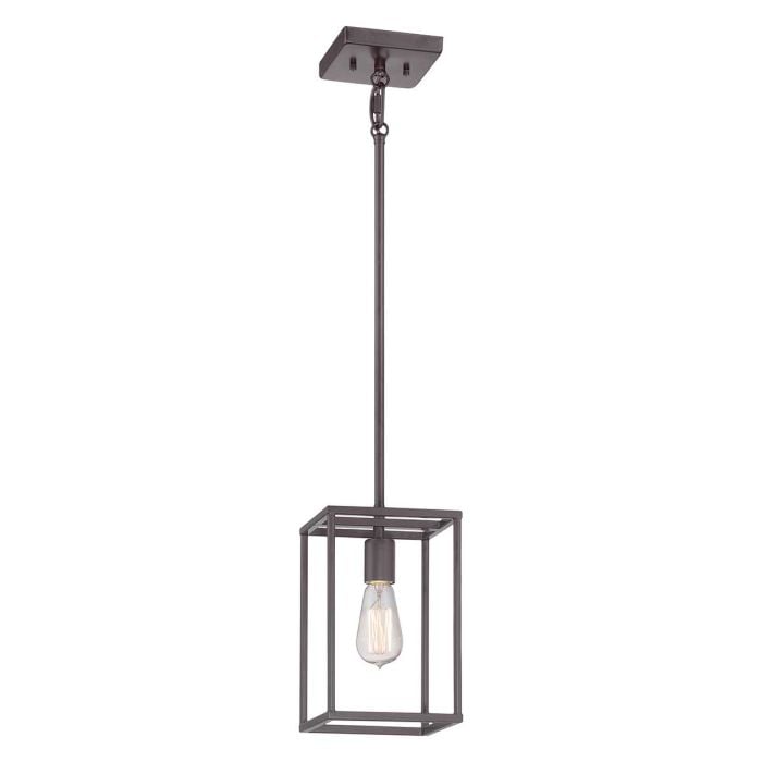 elstead lighting New Harbor 1 Light Mini Pendant - Western Bronze