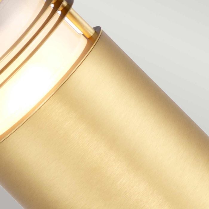 Elstead Lighting Newbrighton 1 Light Bollard - Brushed Brass