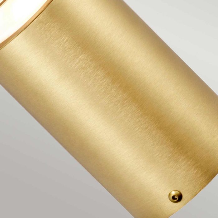 Elstead Lighting Newbrighton 1 Light Mini Bollard - Brushed Brass