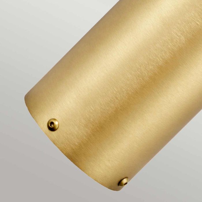 Elstead Lighting Newbrighton 1 Light Mini Bollard - Brushed Brass