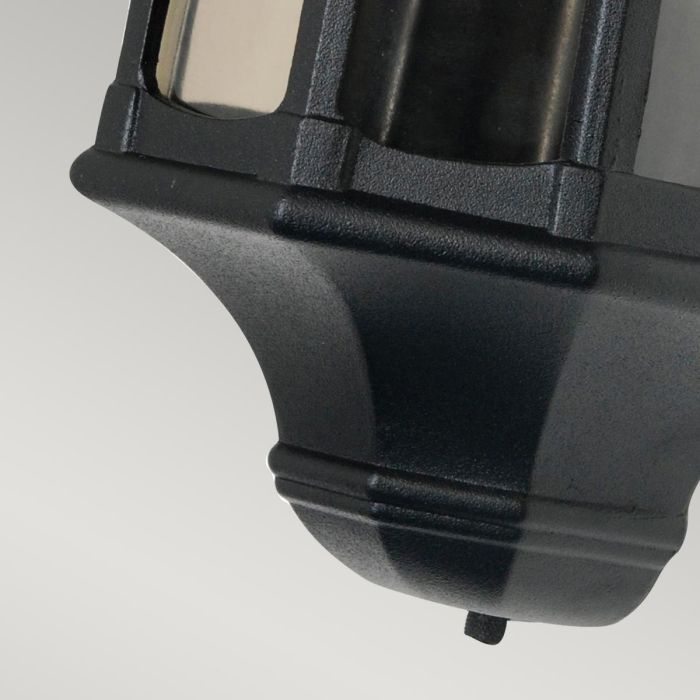 Elstead Lighting Newbury 1 Light Half Lantern - Black