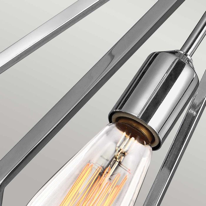 Elstead Lighting Nico 1 Light Medium Pendant - Polished Chrome