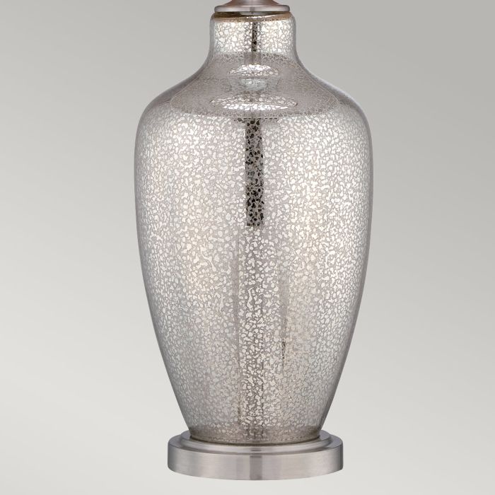 Elstead Lighting Nicolls 1 Light Table Lamp - Mercury Glass
