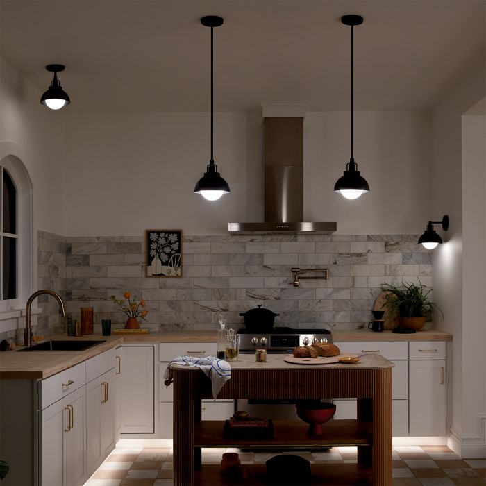 Elstead Lighting Niva 1 Lt Convertible Wall Light - Black