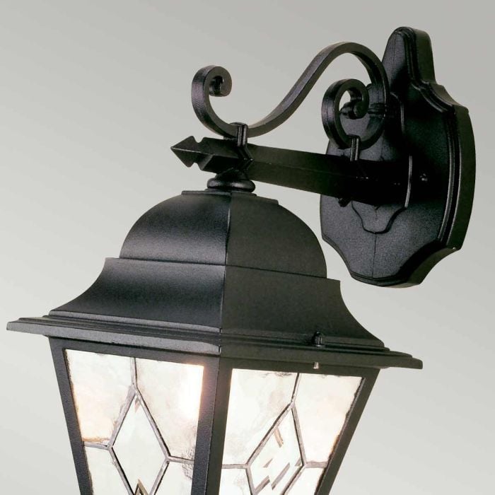 Elstead Lighting Norfolk 1 Light Down Wall Lantern - Black