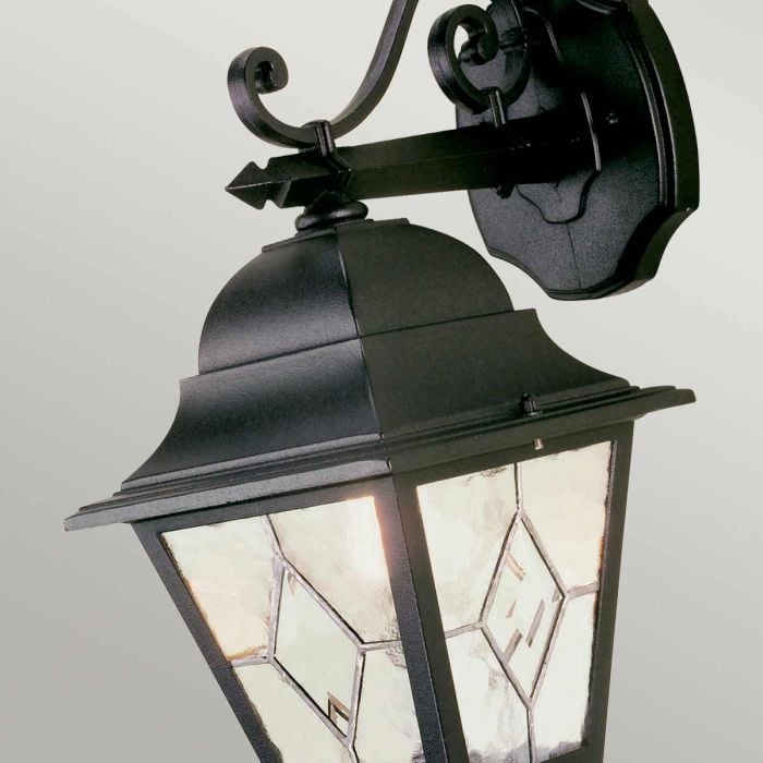 Elstead Lighting Norfolk 1 Light Down Wall Lantern - Black