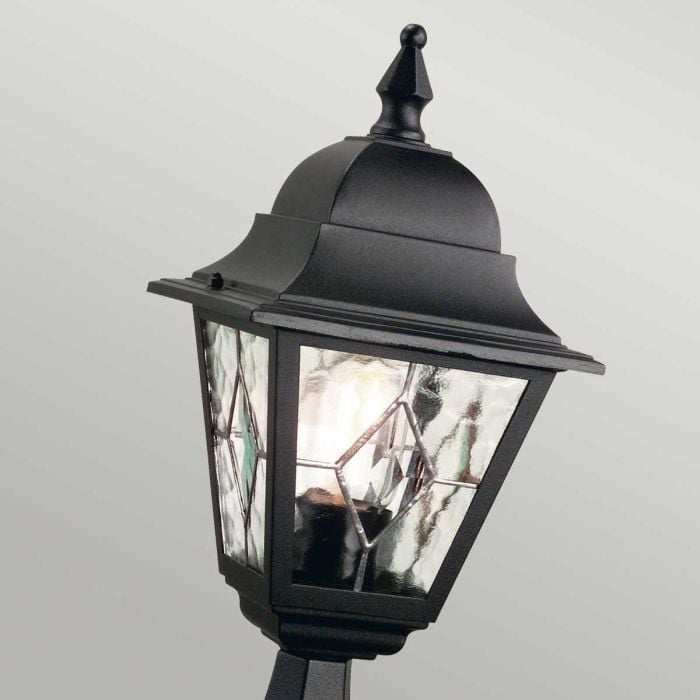 Elstead Lighting Norfolk 1 Light Pedestal Lantern - Black