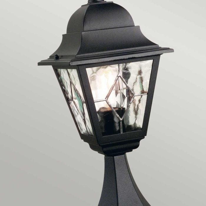 Elstead Lighting Norfolk 1 Light Pedestal Lantern - Black