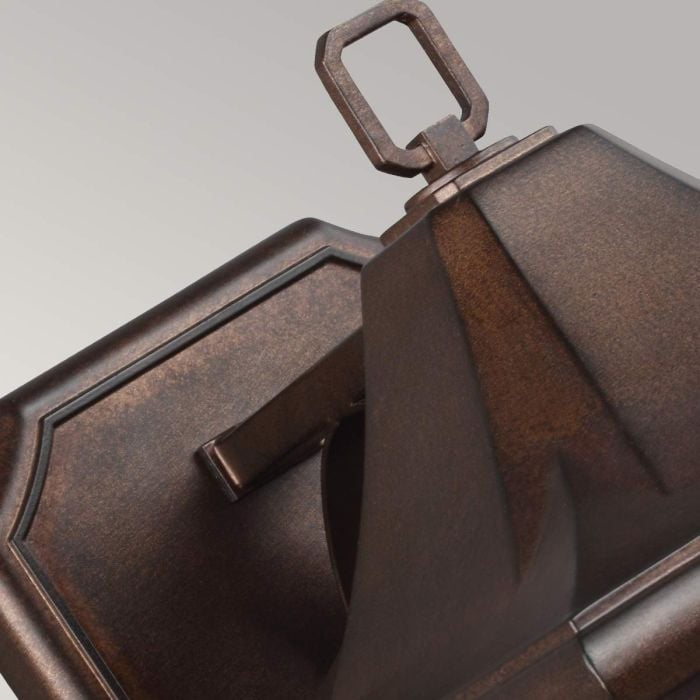 Elstead Lighting Oakmont 1 Light Small Wall Lantern - Patina Bronze