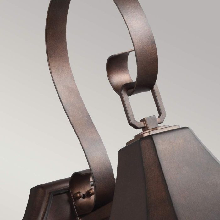 Elstead Lighting Oakmont 2 Light Medium Wall Lantern - Patina Bronze