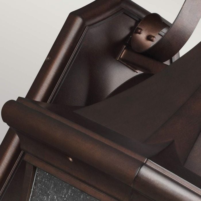 Elstead Lighting Oakmont 3 Light Large Wall Lantern - Patina Bronze