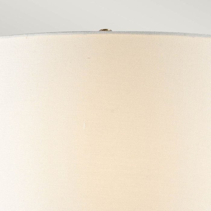 Elstead Lighting Octavia 1 Light Table Lamp - Distressed Gold With Cream Shade