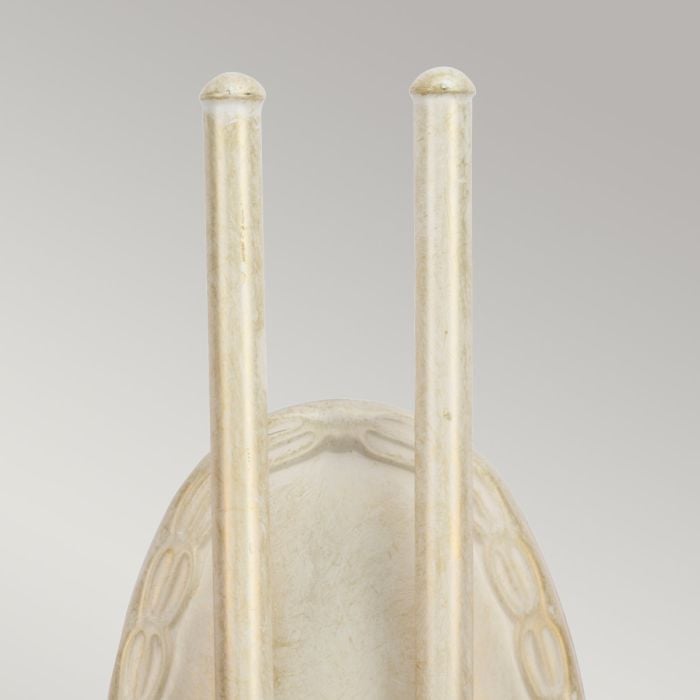 Elstead Lighting Olivia 2 Light Wall Light - Ivory/Gold Patina