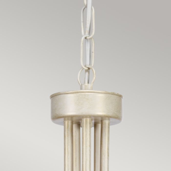 Elstead Lighting Olivia 5 Light Chandelier - Ivory/Gold Patina