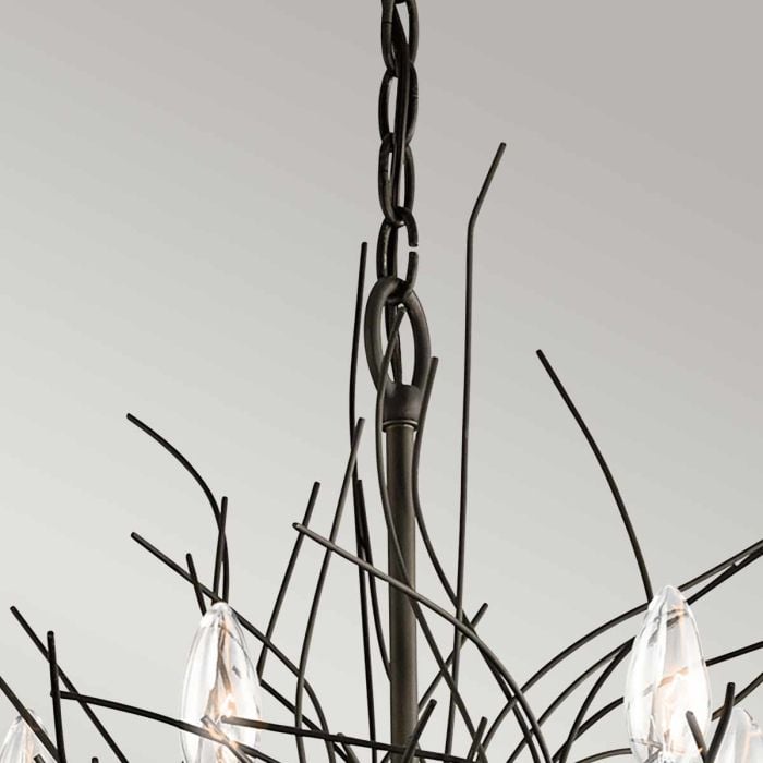 Elstead Lighting Organique 5 Light Chandelier - Olde Bronze