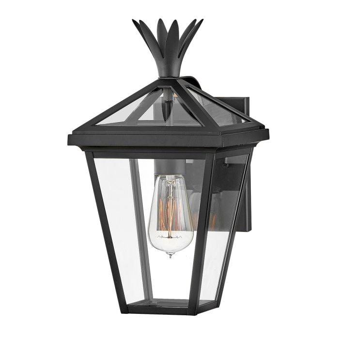 elstead lighting Palma 1lt Small Wall Lantern - Black