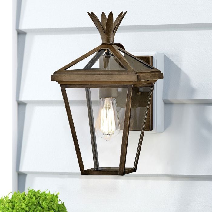Elstead Lighting Palma 1lt Small Wall Lantern - Burnished Bronze