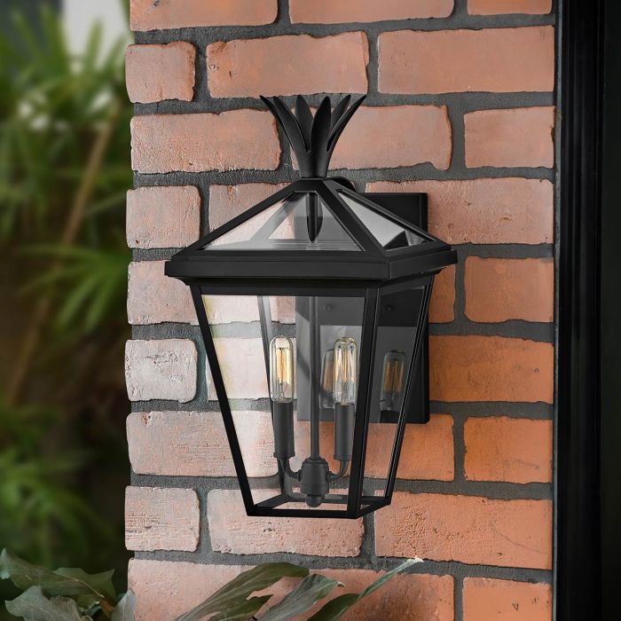Elstead Lighting Palma 2lt Medium Wall Lantern - Black