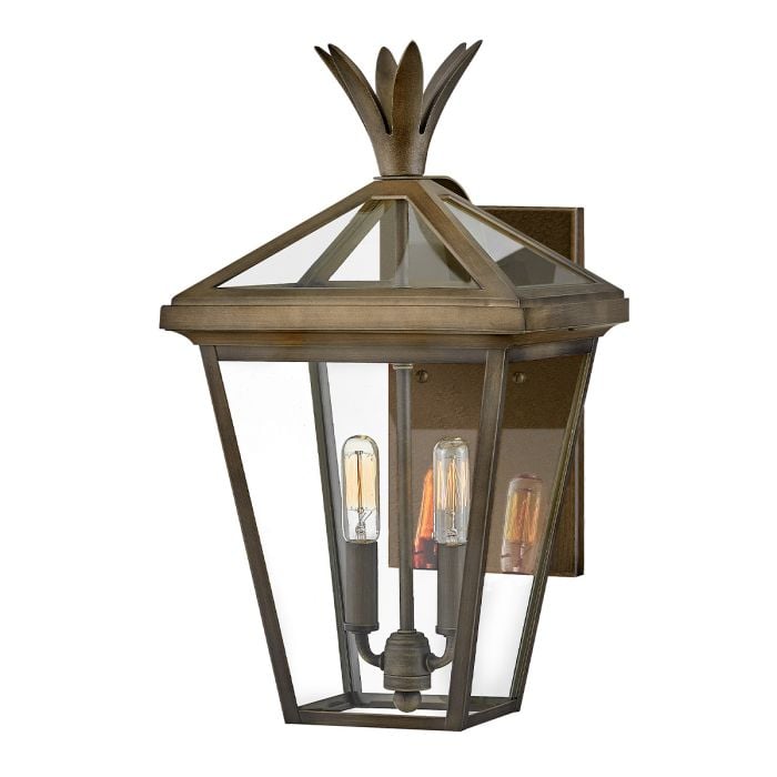 Elstead Lighting Palma 2lt Medium Wall Lantern - Burnished Bronze