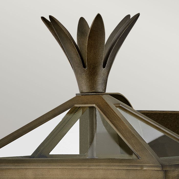 Elstead Lighting Palma 2lt Medium Wall Lantern - Burnished Bronze