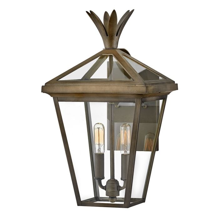 elstead lighting Palma 2lt Medium Wall Lantern - Burnished Bronze