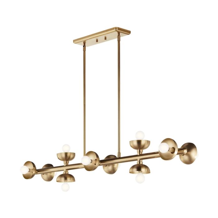 elstead lighting Palta 10 lt Linear Pendant - Champagne Bronze