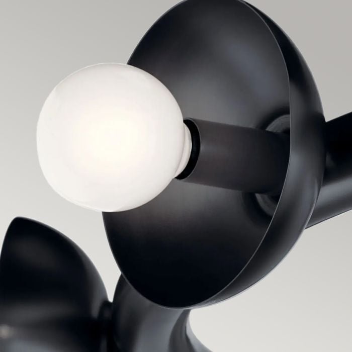 Elstead Lighting Palta 9 Light Chandelier - Satin Black
