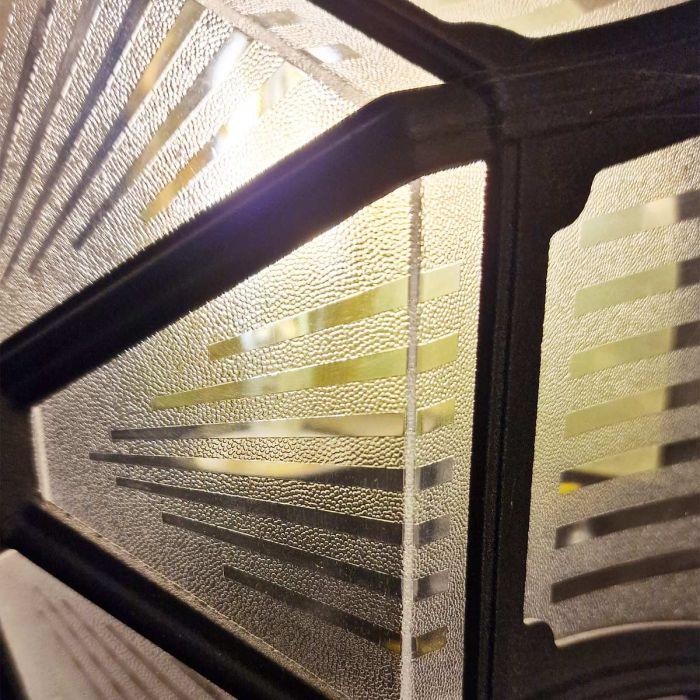 Elstead Lighting Parish 1 Light Ceiling Flush - Black