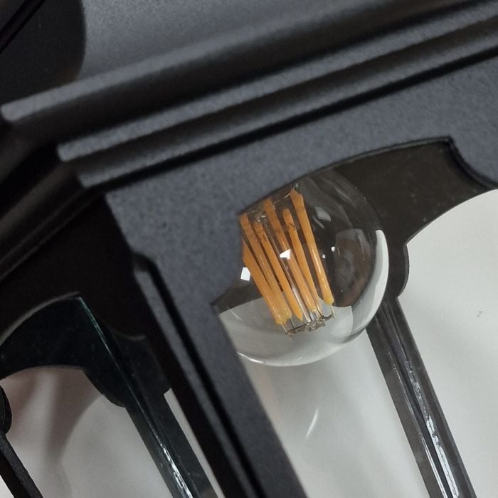 Elstead Lighting Parish 1 Light Chain Lantern - Black