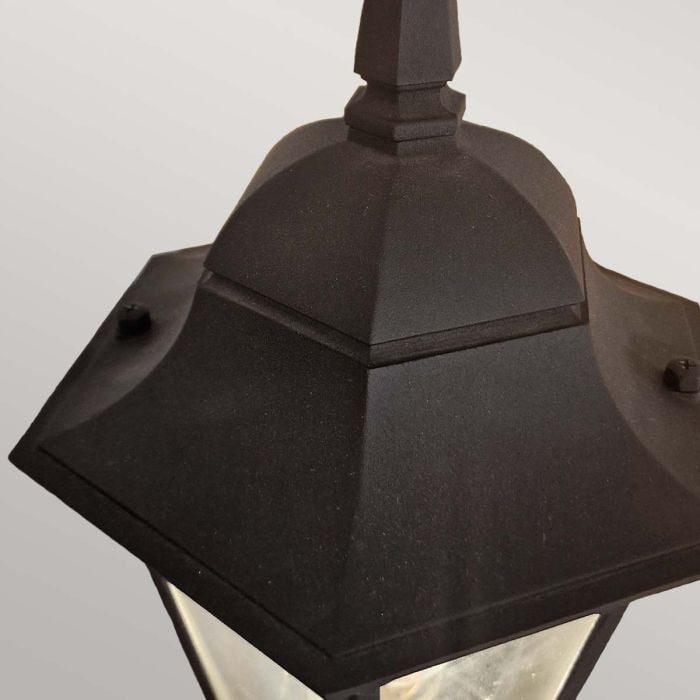 Elstead Lighting Parish 1 Light Down Wall Lantern - Black