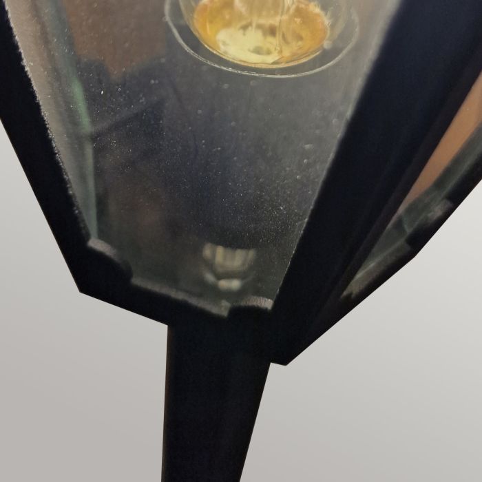 Elstead Lighting Parish 1 Light Pillar Lantern - Black