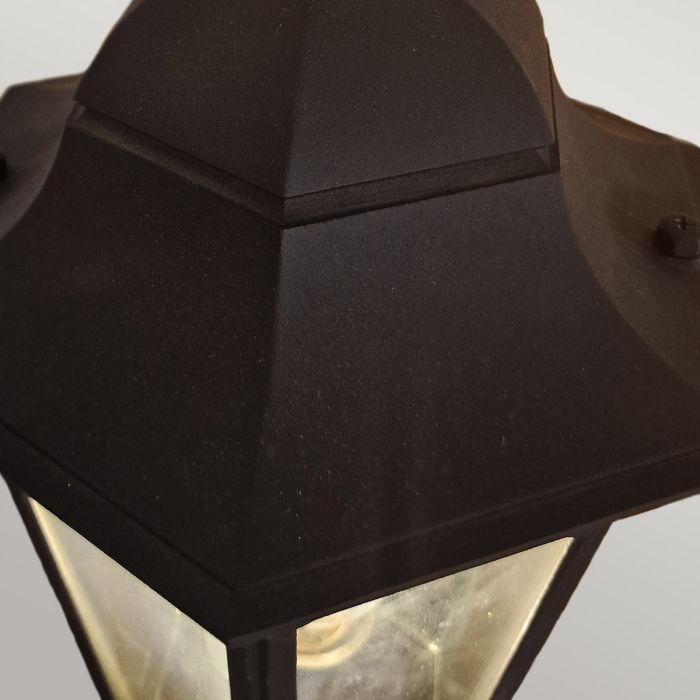 Elstead Lighting Parish 1 Light Up Wall Lantern - Black