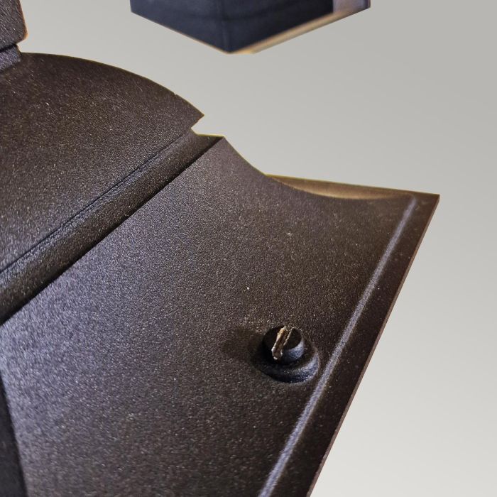 Elstead Lighting Parish Mini 1 Light Down Wall Lantern - Black