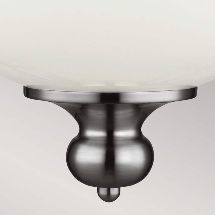 Elstead Lighting Parkman 1 Light Large Pendant - Polished Nickel