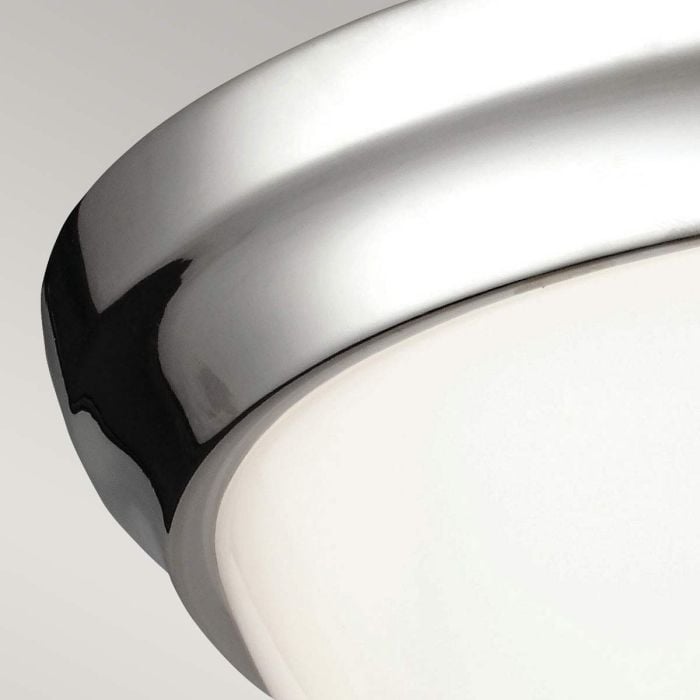 Elstead Lighting Parkman 2 Light Flush - Polished Nickel