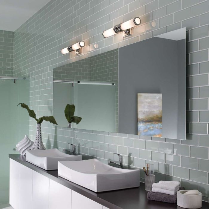 Elstead Lighting Payne 2 Light Wall Light - Polished Chrome