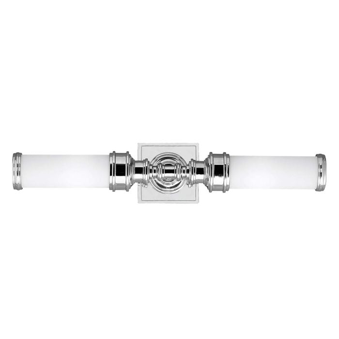 elstead lighting Payne 2 Light Wall Light - Polished Chrome