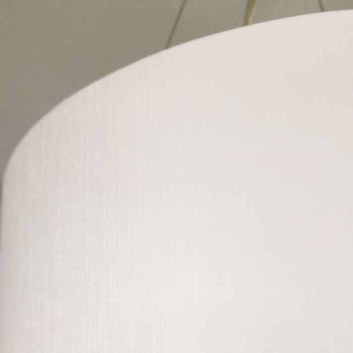 Elstead Lighting Pearce 14" Pendant With Aged Brass Ceiling Pan - Aged Brass With Ivory Shade