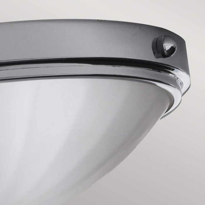 Elstead Lighting Perry 2 Light Flush - Polished Chrome
