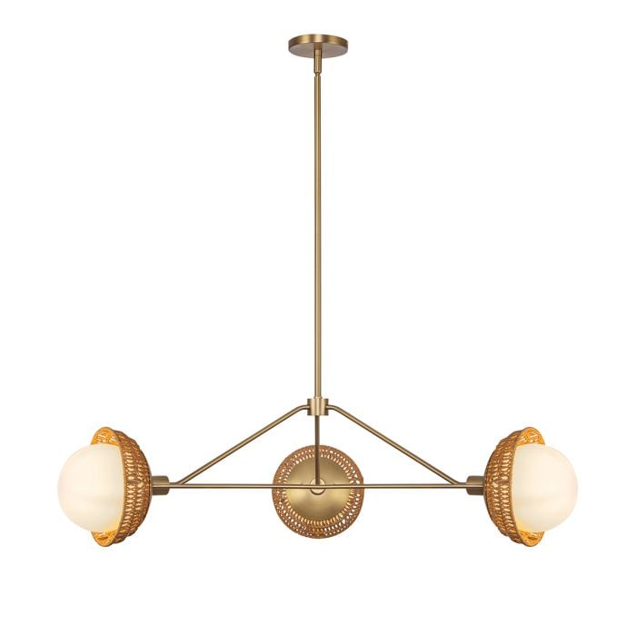Elstead Lighting Perth 3 Lt Chandelier - Brushed Gold