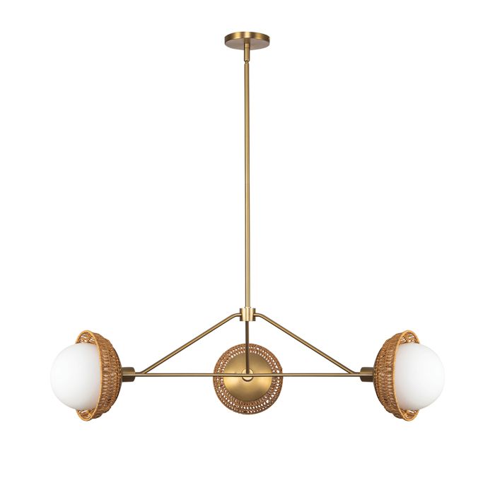 Elstead Lighting Perth 3 Lt Chandelier - Brushed Gold