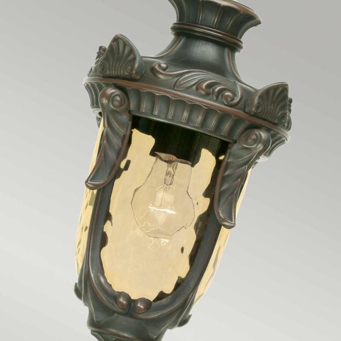 Elstead Lighting Philadelphia 1 Light Medium Chain Lantern - Old Bronze